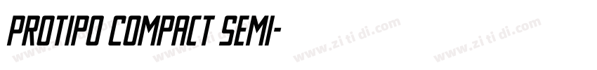 Protipo Compact Semi字体转换